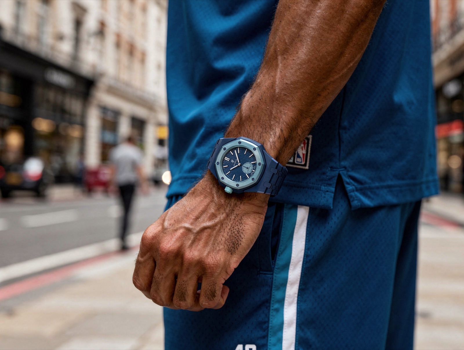 POPSTRAPS strap on a Royal Pop wristwatch